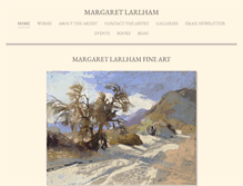 Tablet Screenshot of margaretlarlham.com